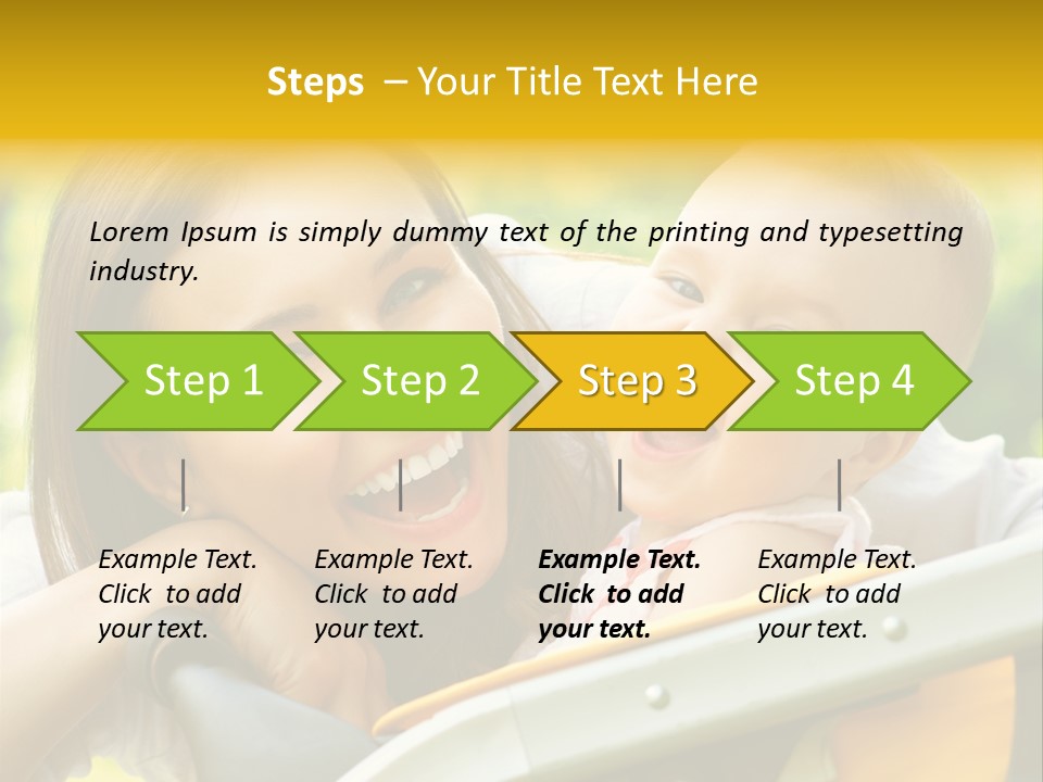 Baby Portrait Natural PowerPoint Template