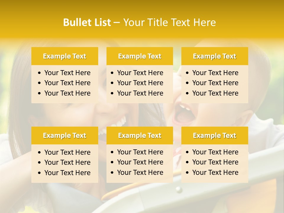 Baby Portrait Natural PowerPoint Template