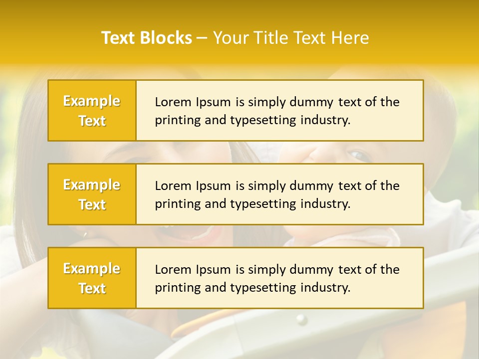 Baby Portrait Natural PowerPoint Template