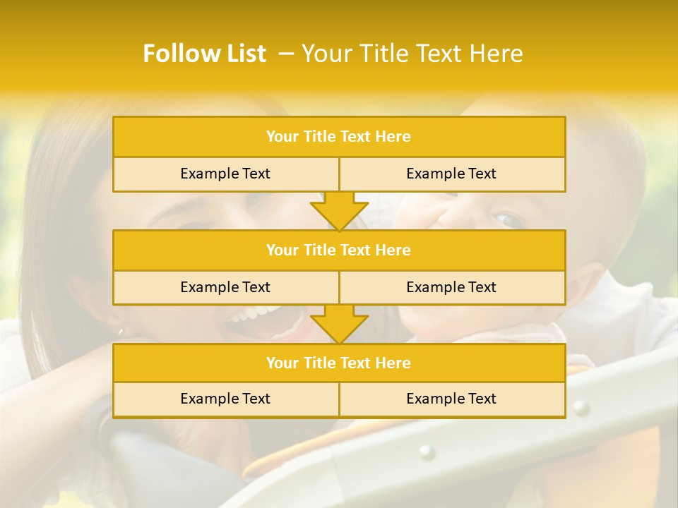 Baby Portrait Natural PowerPoint Template