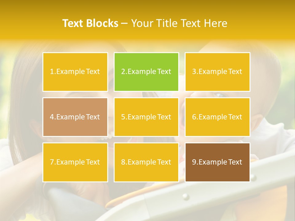 Baby Portrait Natural PowerPoint Template