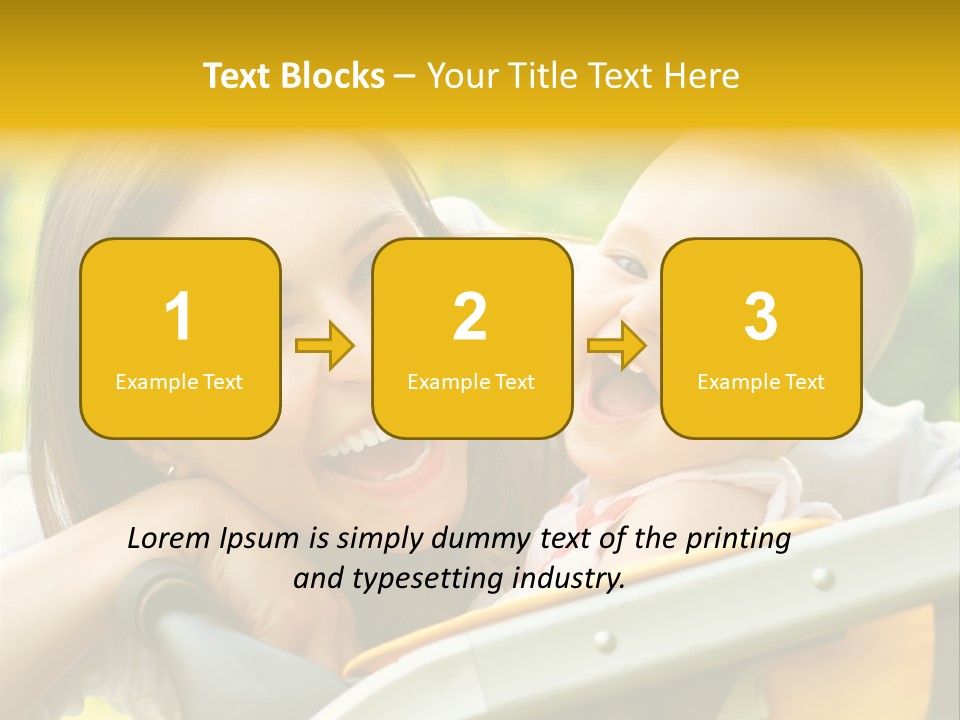 Baby Portrait Natural PowerPoint Template