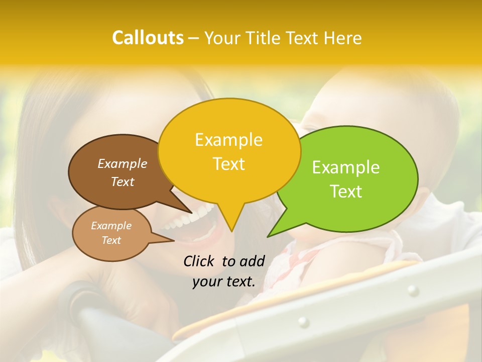 Baby Portrait Natural PowerPoint Template