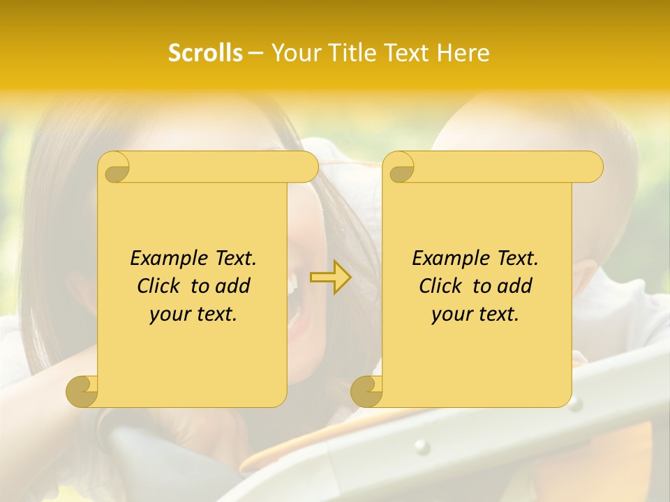 Baby Portrait Natural PowerPoint Template
