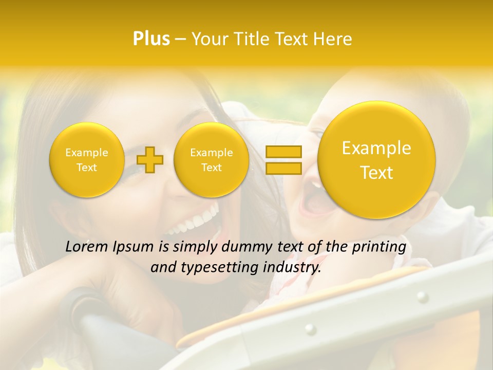 Baby Portrait Natural PowerPoint Template