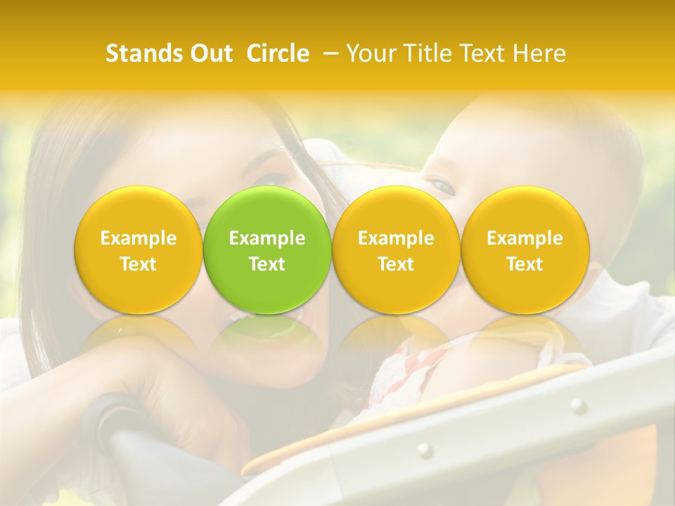 Baby Portrait Natural PowerPoint Template