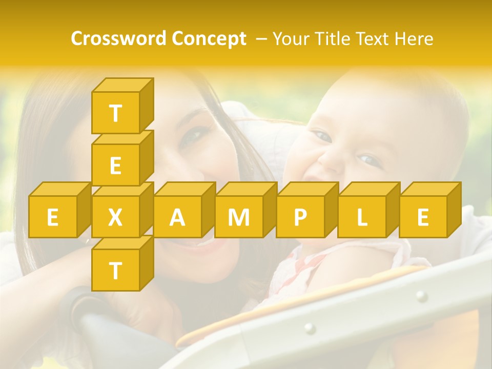 Baby Portrait Natural PowerPoint Template