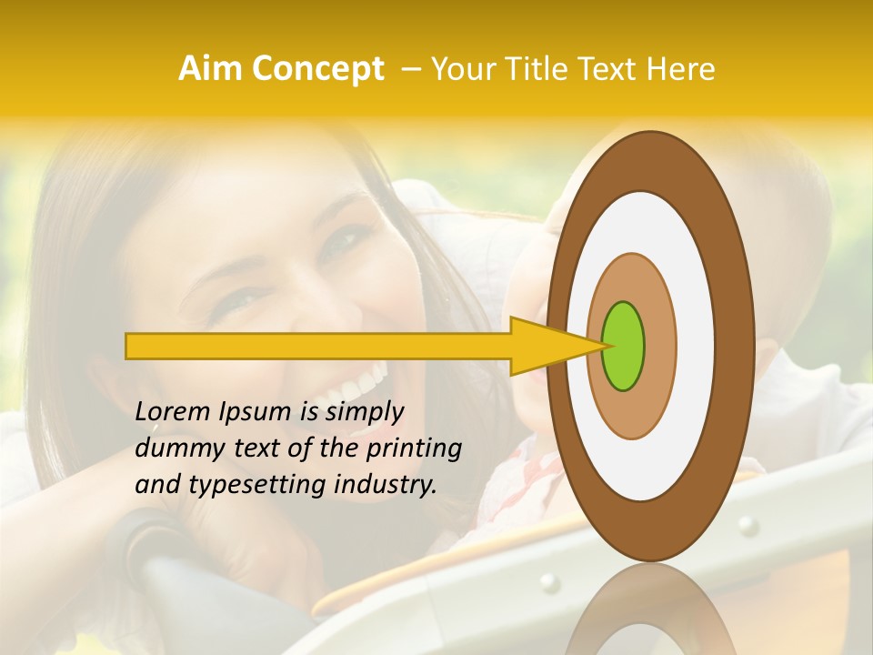 Baby Portrait Natural PowerPoint Template