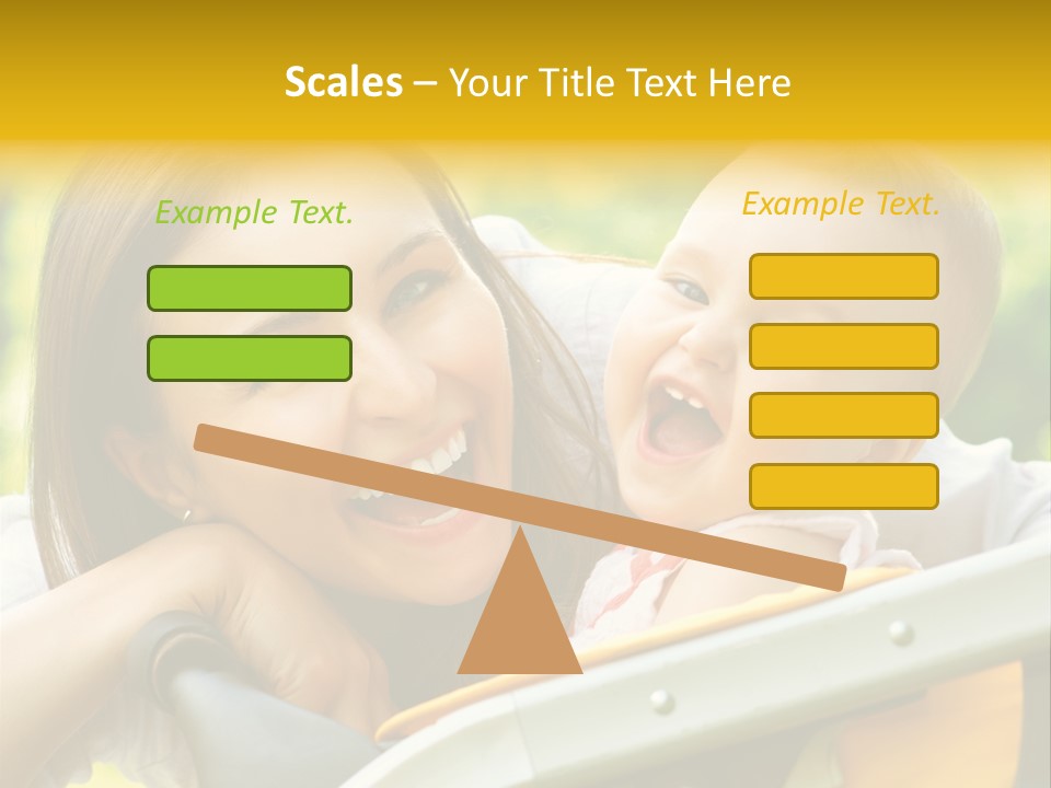 Baby Portrait Natural PowerPoint Template