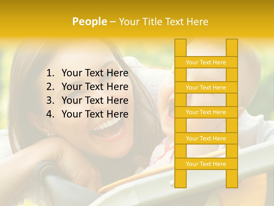 Baby Portrait Natural PowerPoint Template