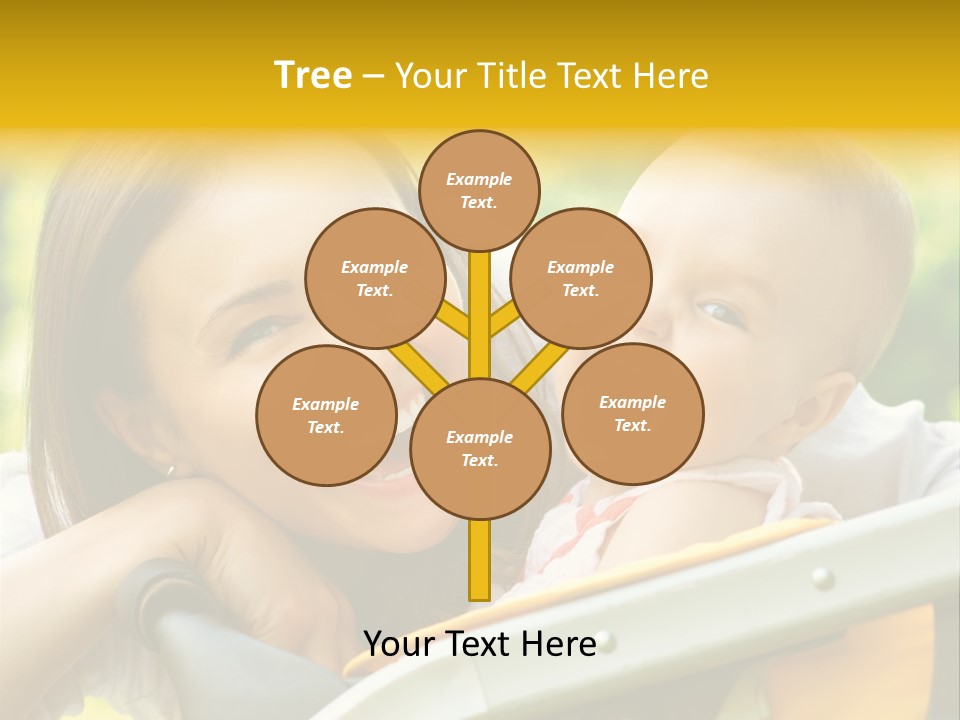 Baby Portrait Natural PowerPoint Template