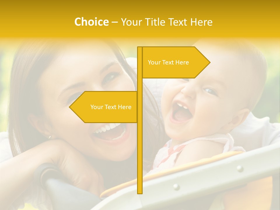 Baby Portrait Natural PowerPoint Template