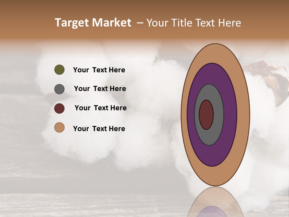 White Raw Twig PowerPoint Template