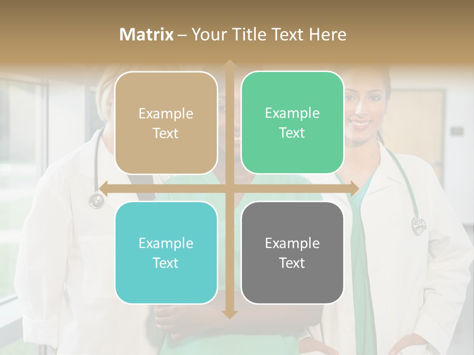Happy Caucasian Doctor PowerPoint Template