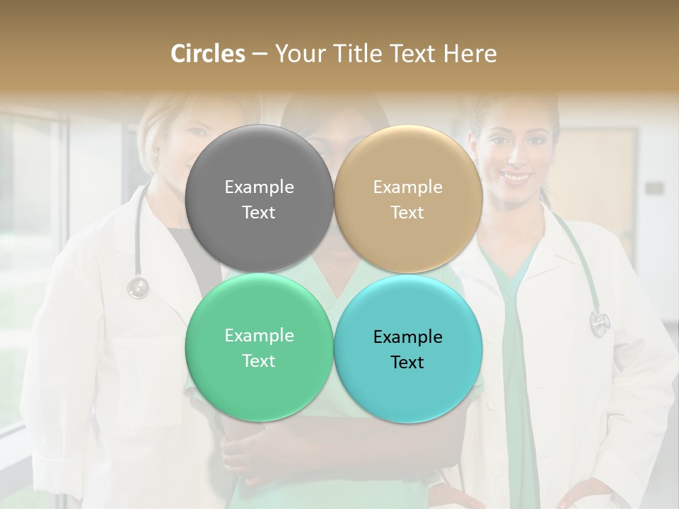Happy Caucasian Doctor PowerPoint Template