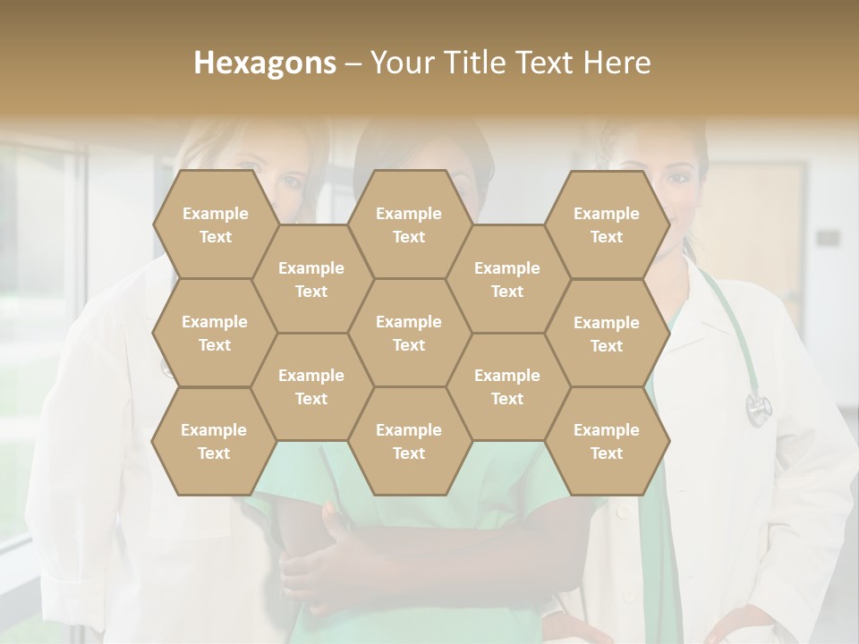 Happy Caucasian Doctor PowerPoint Template