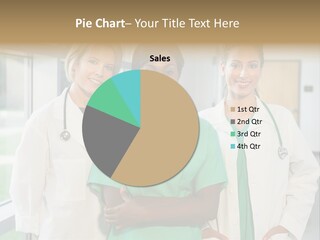 Happy Caucasian Doctor PowerPoint Template