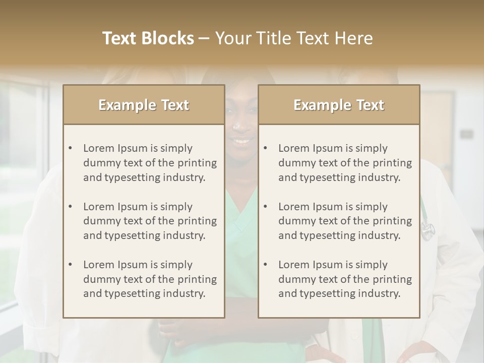 Happy Caucasian Doctor PowerPoint Template
