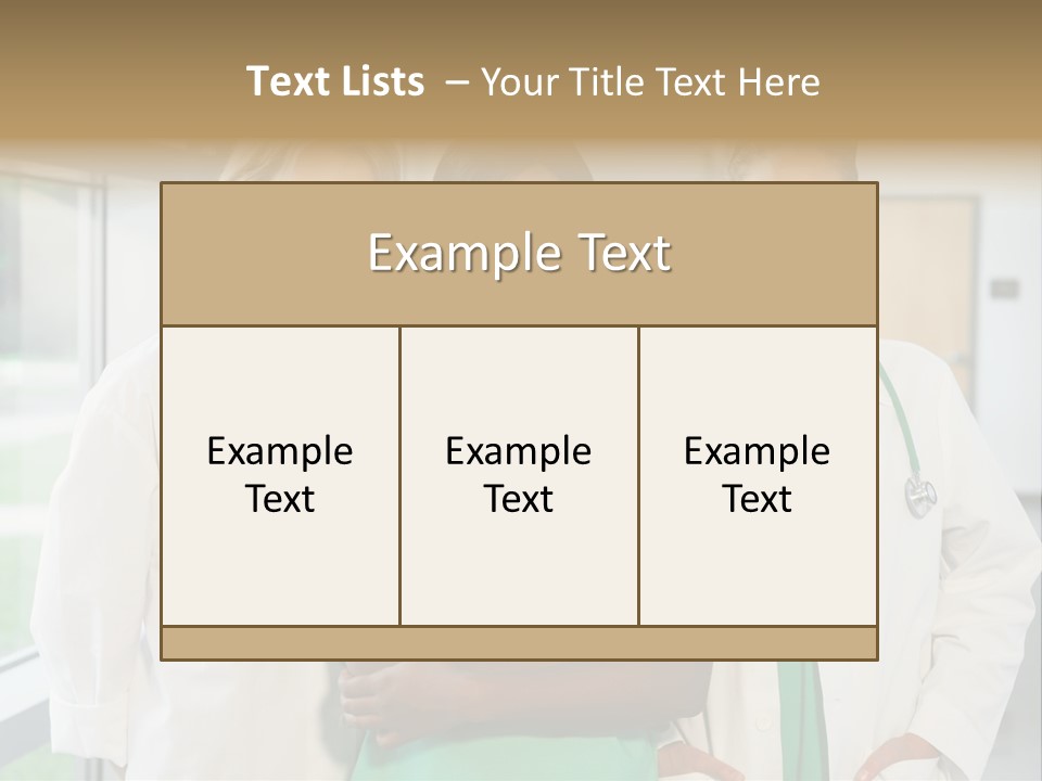 Happy Caucasian Doctor PowerPoint Template