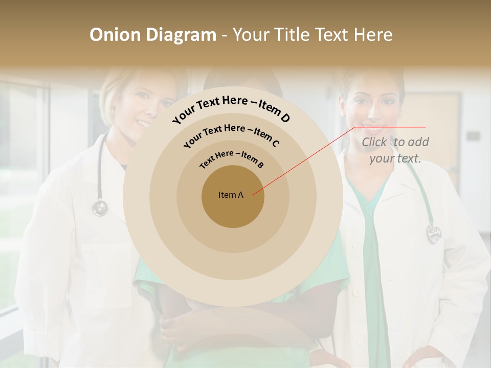 Happy Caucasian Doctor PowerPoint Template