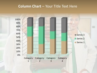 Happy Caucasian Doctor PowerPoint Template