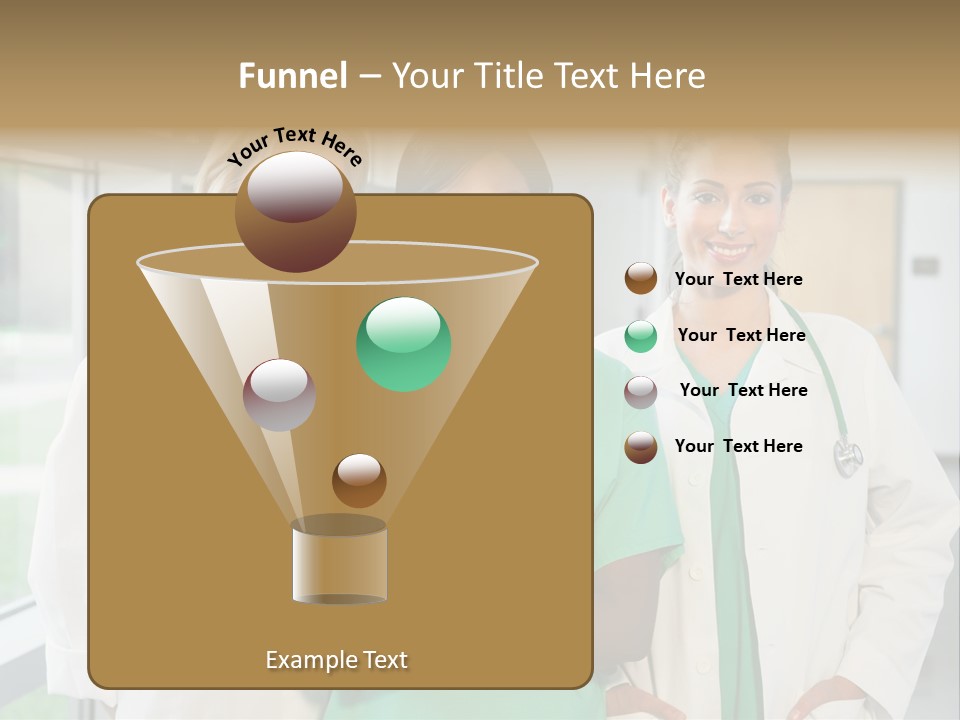 Happy Caucasian Doctor PowerPoint Template