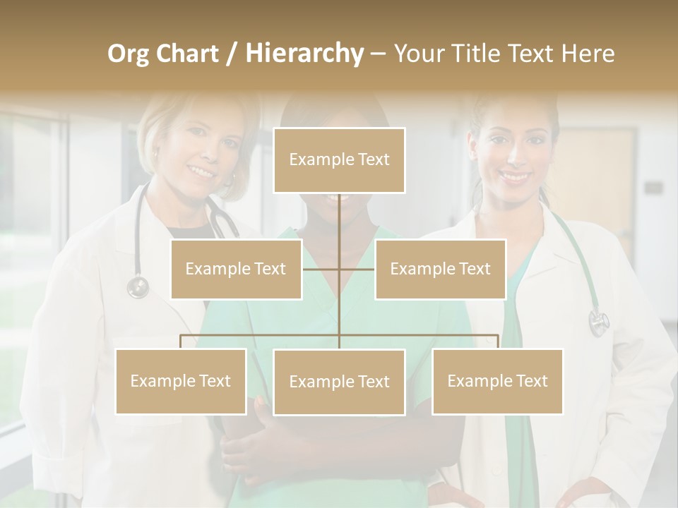Happy Caucasian Doctor PowerPoint Template