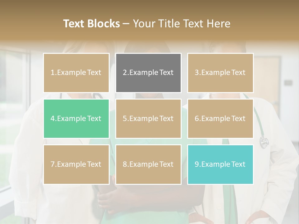 Happy Caucasian Doctor PowerPoint Template