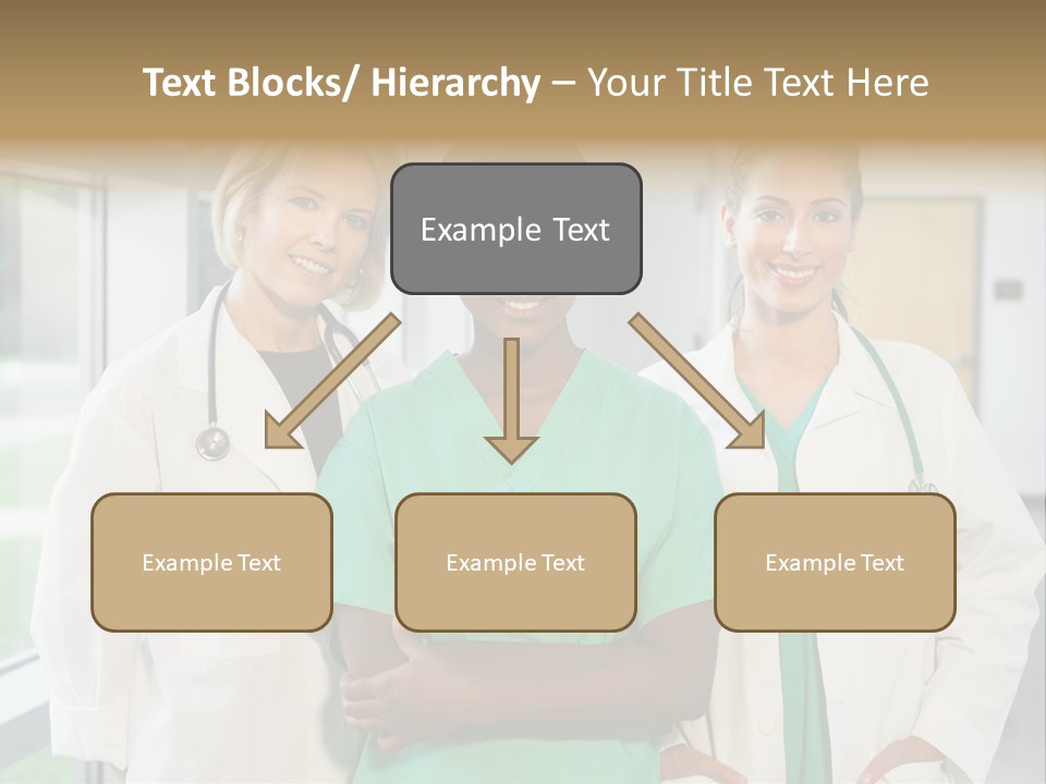 Happy Caucasian Doctor PowerPoint Template