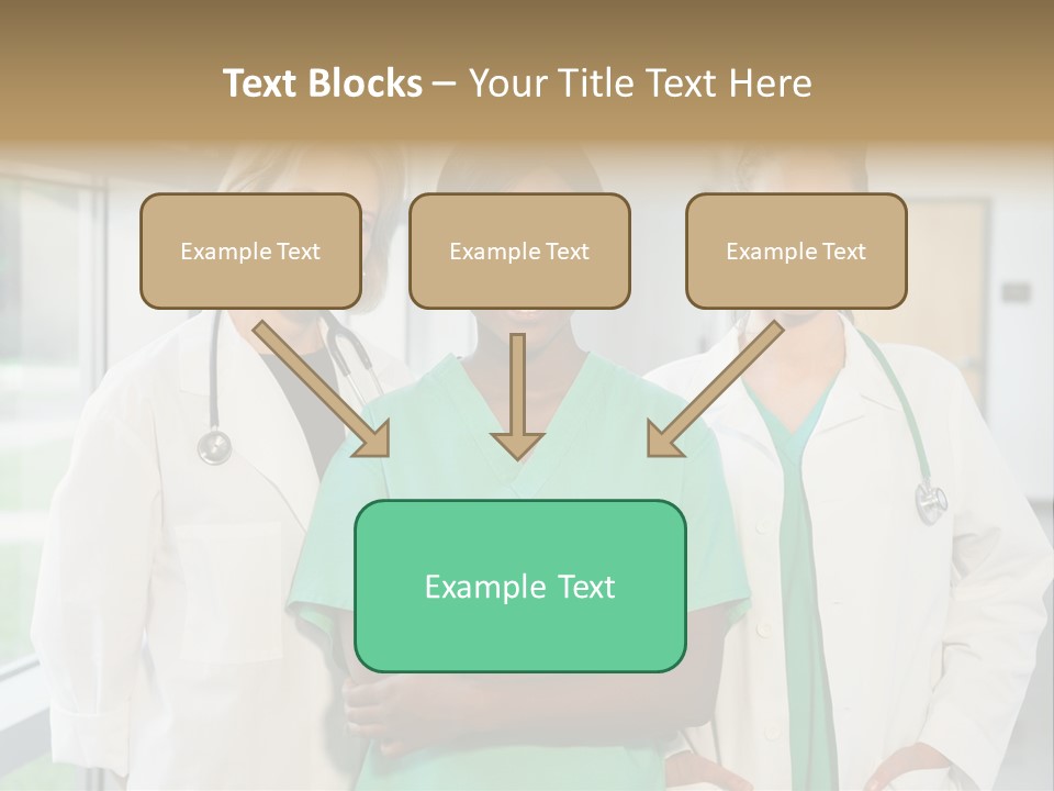 Happy Caucasian Doctor PowerPoint Template