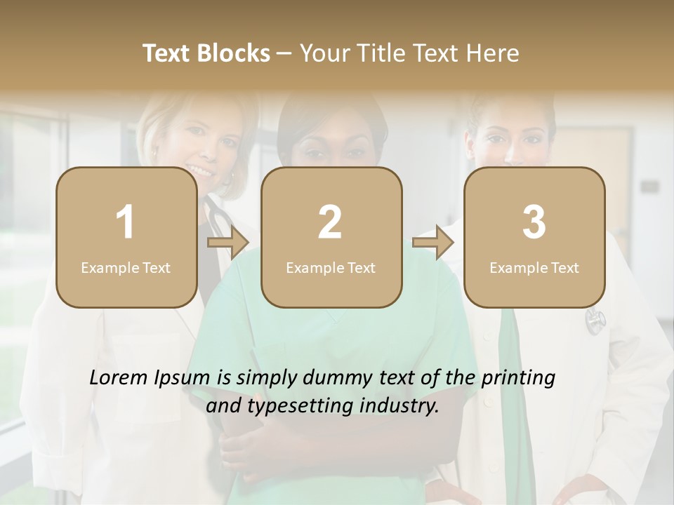 Happy Caucasian Doctor PowerPoint Template
