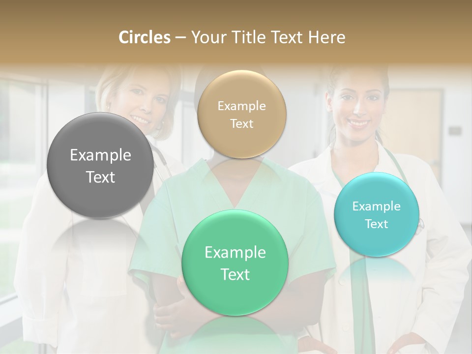 Happy Caucasian Doctor PowerPoint Template