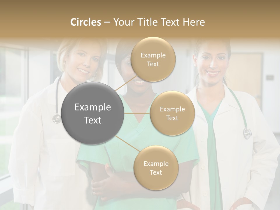 Happy Caucasian Doctor PowerPoint Template