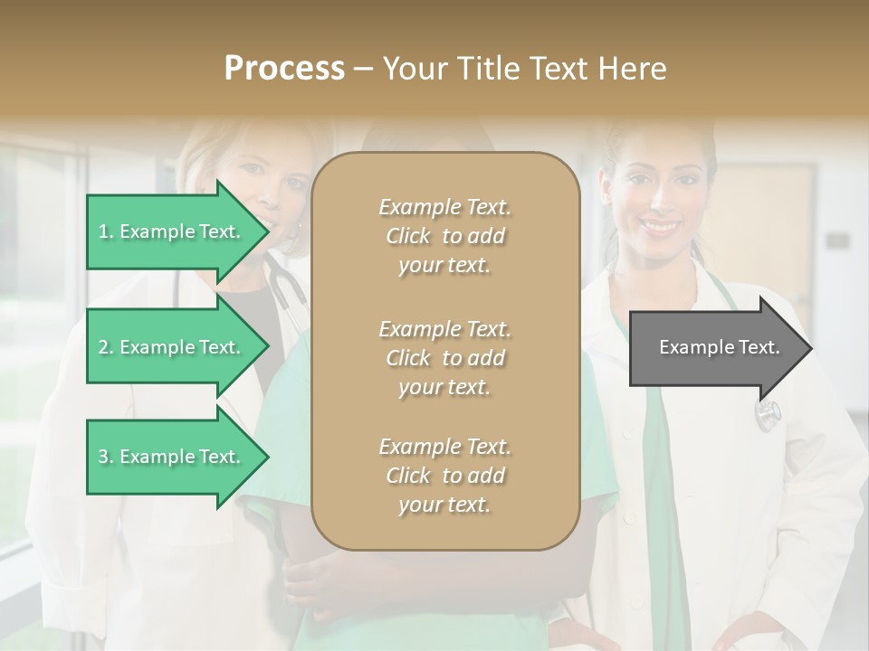 Happy Caucasian Doctor PowerPoint Template