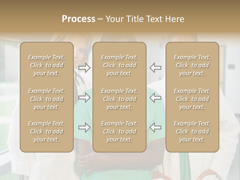 Happy Caucasian Doctor PowerPoint Template
