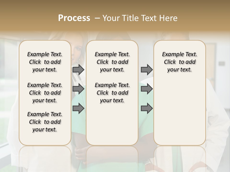 Happy Caucasian Doctor PowerPoint Template