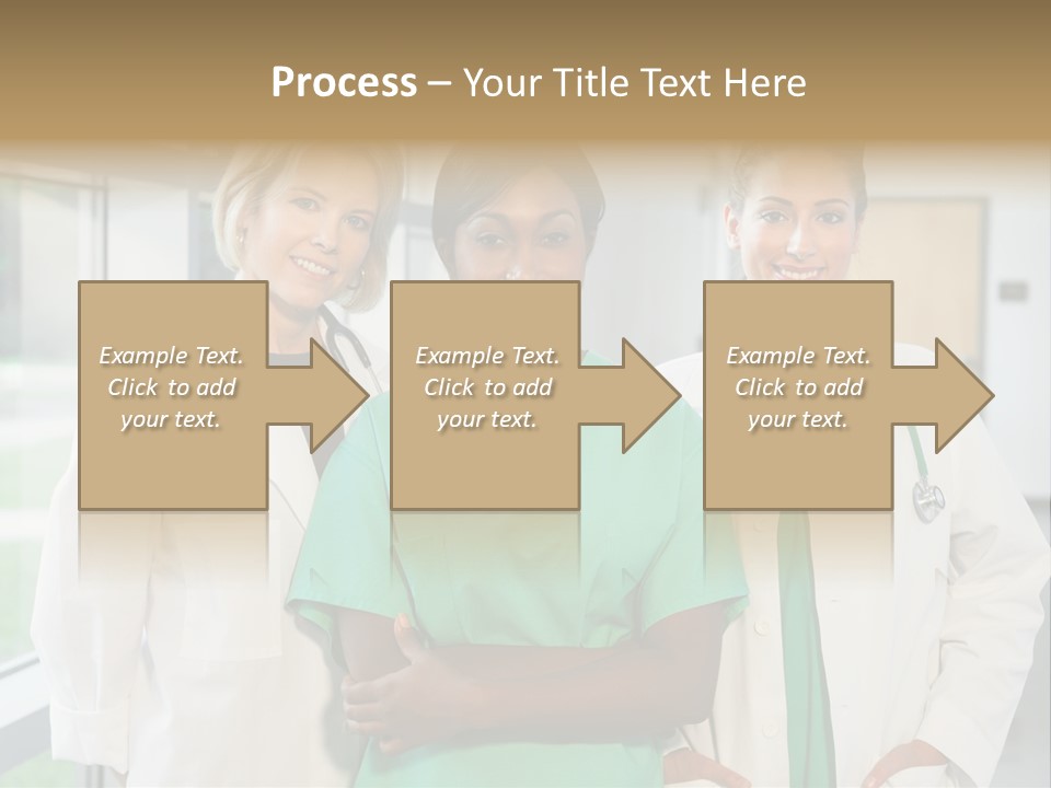 Happy Caucasian Doctor PowerPoint Template