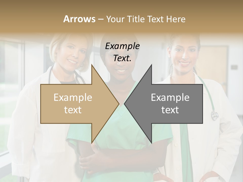 Happy Caucasian Doctor PowerPoint Template
