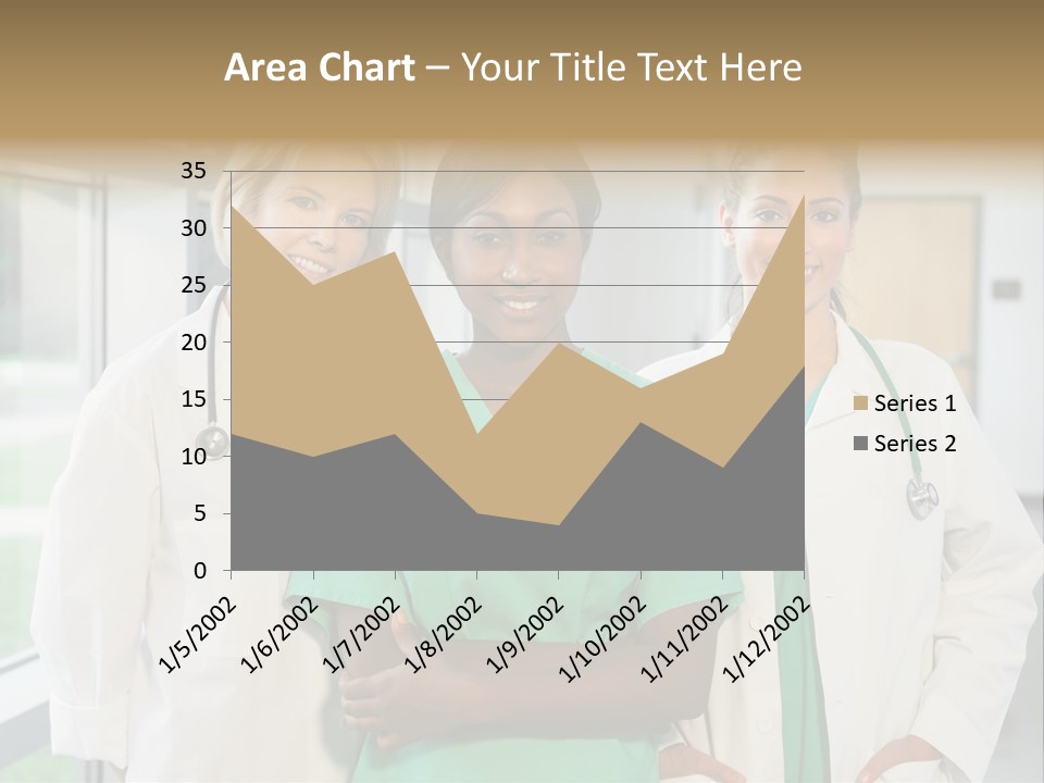 Happy Caucasian Doctor PowerPoint Template