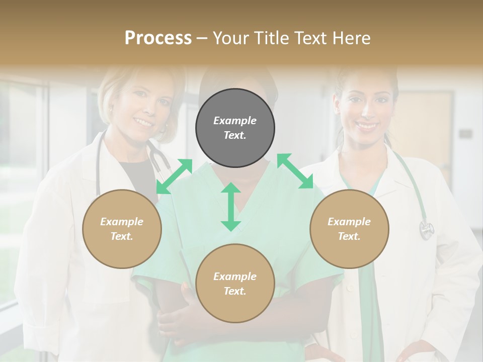 Happy Caucasian Doctor PowerPoint Template