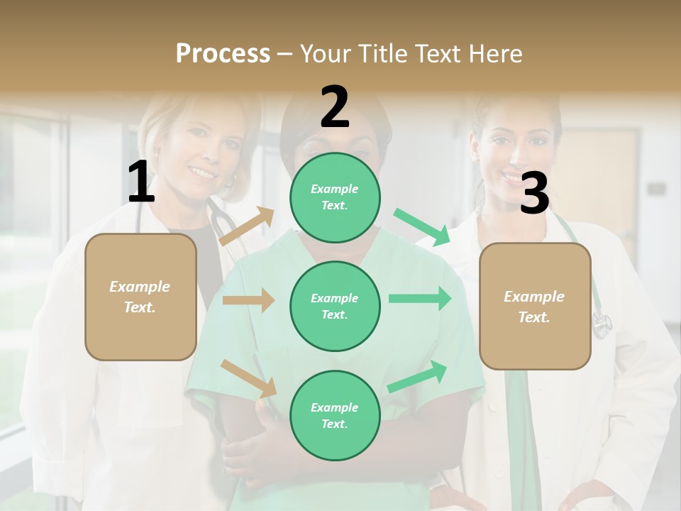 Happy Caucasian Doctor PowerPoint Template