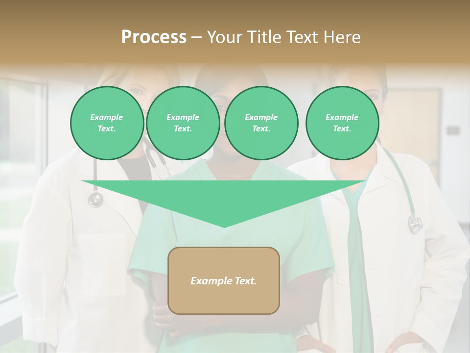 Happy Caucasian Doctor PowerPoint Template