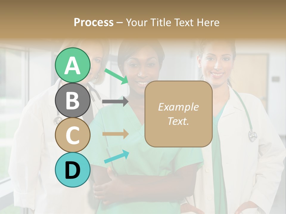 Happy Caucasian Doctor PowerPoint Template