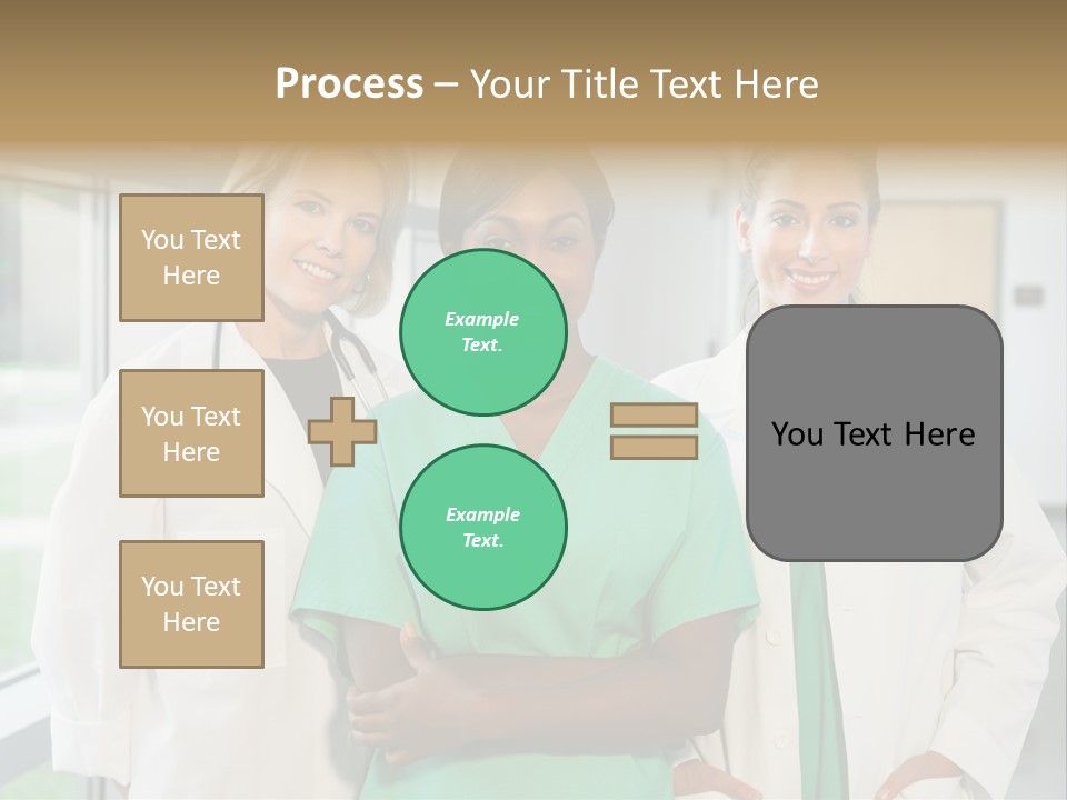 Happy Caucasian Doctor PowerPoint Template