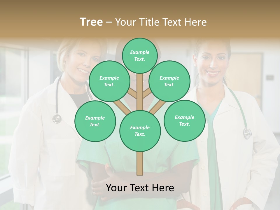 Happy Caucasian Doctor PowerPoint Template