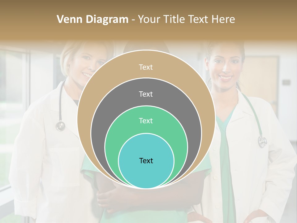 Happy Caucasian Doctor PowerPoint Template