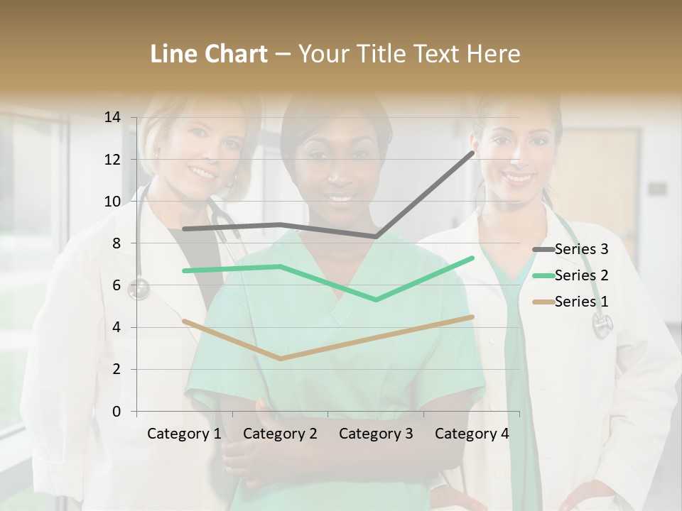 Happy Caucasian Doctor PowerPoint Template