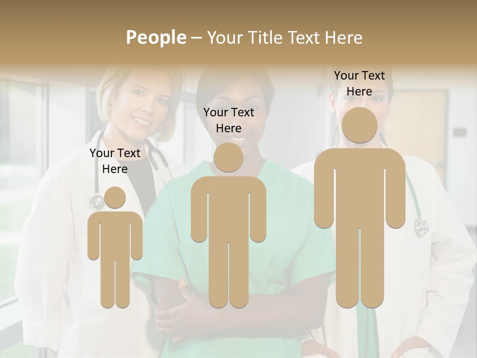 Happy Caucasian Doctor PowerPoint Template