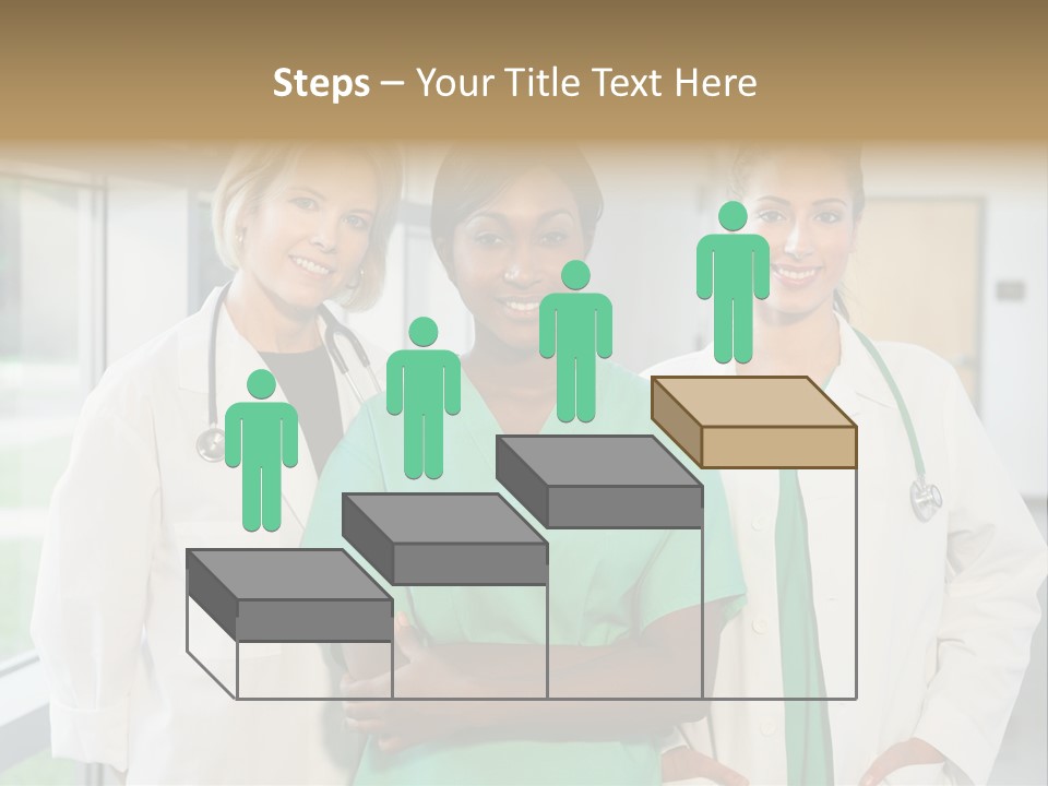 Happy Caucasian Doctor PowerPoint Template