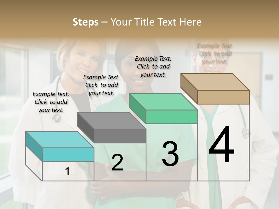 Happy Caucasian Doctor PowerPoint Template